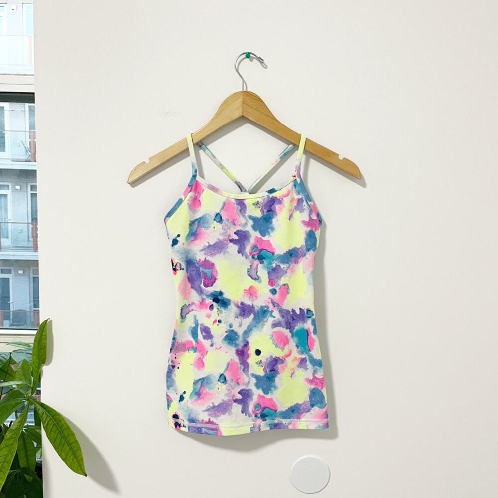 Ivivva Watercolor Tie Dye Racerback Tank Size 12